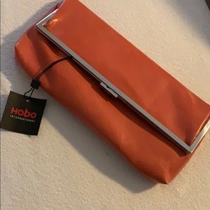 HOBO Coral leather clutch